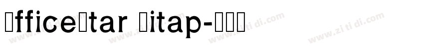 OfficeStar Kitap字体转换